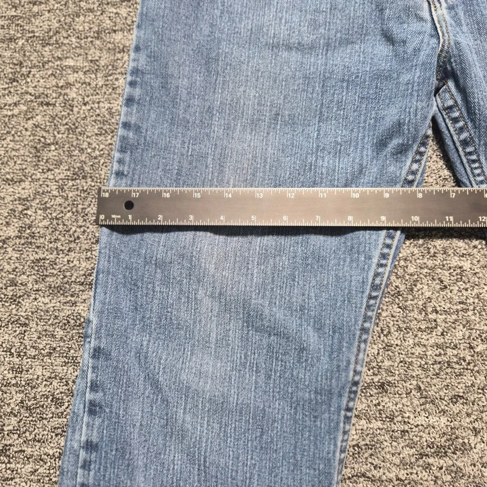 Wrangler Authentic Jeans Mens 34x29 Regular Fit Blue Denim 9WRGAMS Mid Wash